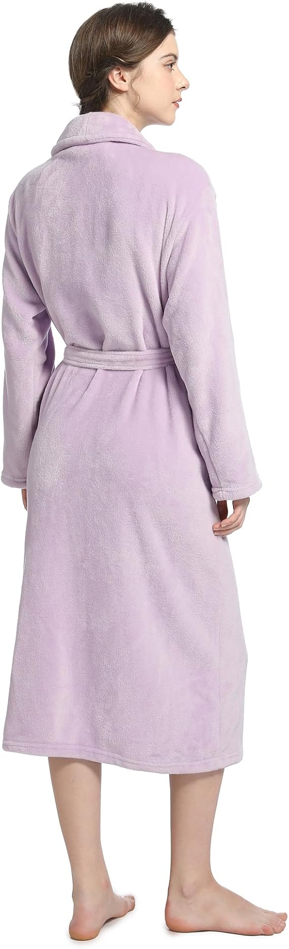 Plush Soft Robes for Women, Premium Fleece Womens Robe Cozy Warm Bathrobe